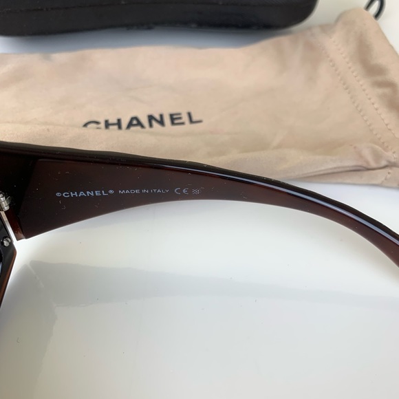 Chanel quilted brown sunglasses vintage - Picture 3 of 8